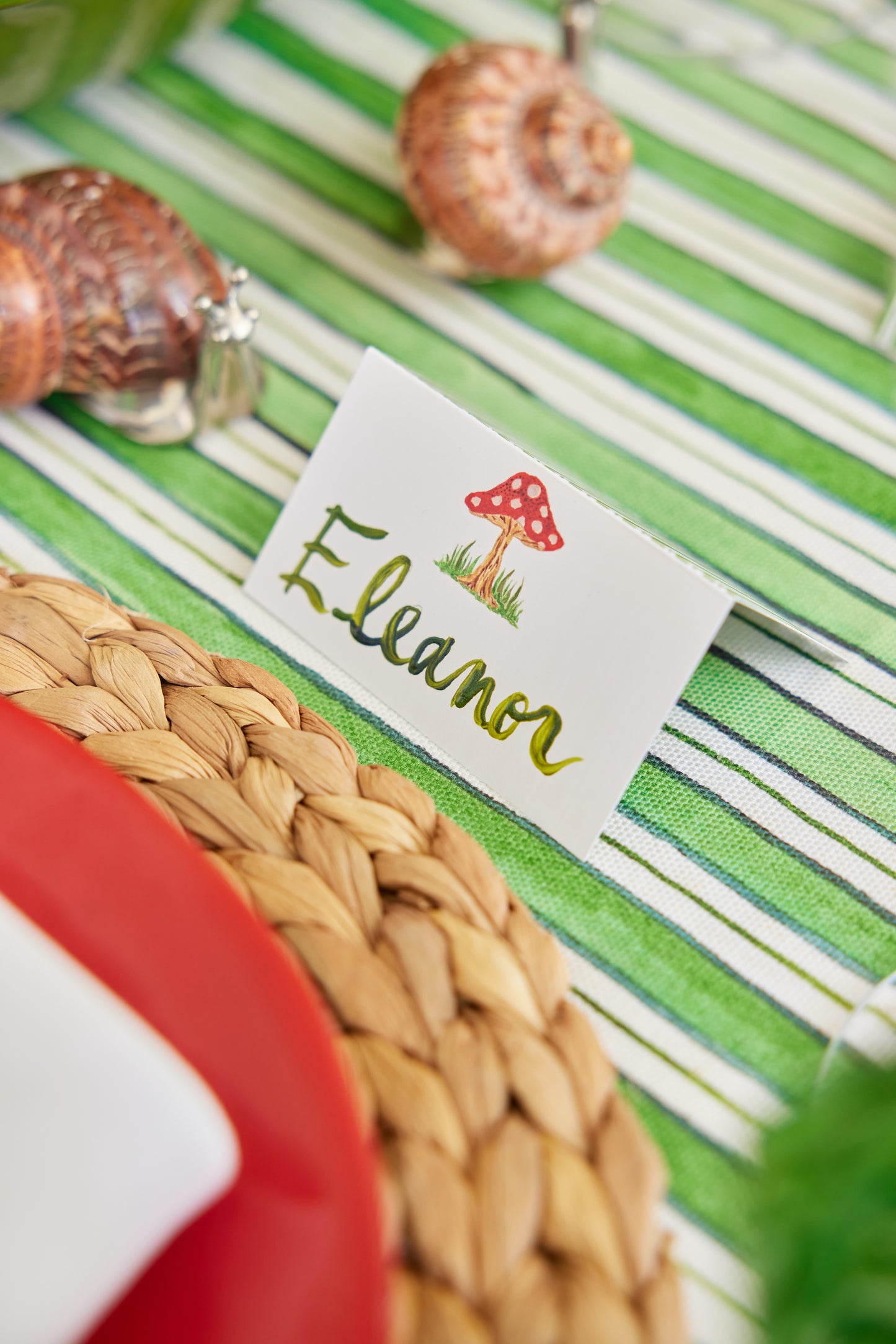 Mushroom Place Cards